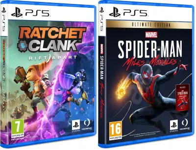 Ratchet and Clank: Rift Apart + Spider-Man: Miles Morales Ultimate Edition + ajándék bögre - PS5