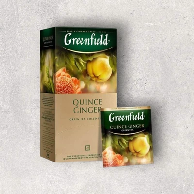 Greenfield Quince Ginger tea 50g - Munch Market