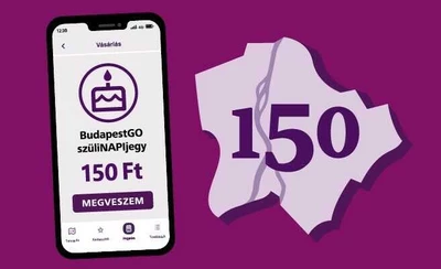 150 forintos szüliNAPIjeggyel ünnepli a BKK 150 éves Budapestet