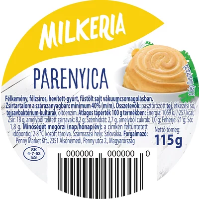 Sissy parenyica sajt, 115 g