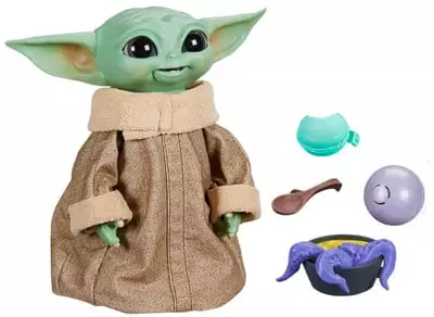 Star Wars Galaktikus Grogu - Baby Yoda rágcsálnivalóval