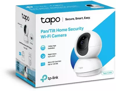 TP-LINK Tapo C200 Wireless Kamera Cloud beltéri éjjellátó