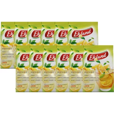 Ekland instant tea citromos utántöltő, 12x300g