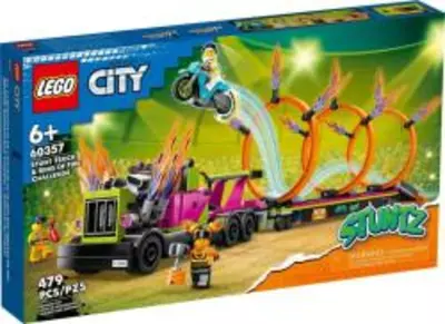 LEGO City Stuntz Kaszkadőr járgány és tűzgyűrű kihívás 60357 (6425788)