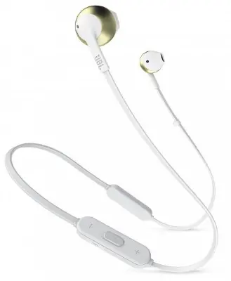 JBL T205BTCGD Bluetooth arany fülhallgató headset (JBLT205BTCGD)