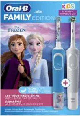 Oral-B Vitality Pro D103 + Kids D100 3+ Frozen elektromos fogkefe családi csomag (10PO010387)