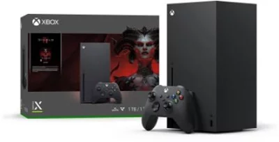 Xbox Series X + Diablo IV konzol