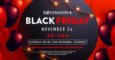 Black Friday a Rossmannban