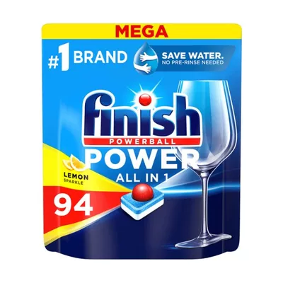 Finish Power All in 1 mosogatógép-tabletta, Lemon (94 db)