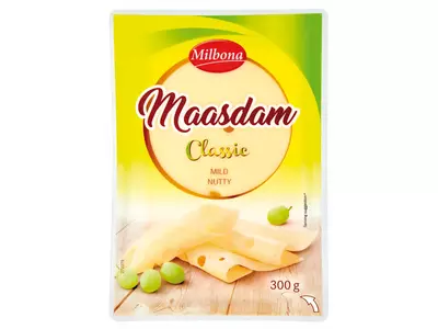 Milbona Maasdamer sajt, 300 g