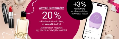 -20% és ingyenes szállítás az appban