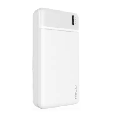 RECCI RPB-N17 TypeC 2USB Powerbank 20.000mAh, fehér
