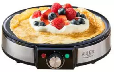ADLER AD 3058 Palacsinta sütő elektromos 1600 W ezüst / fekete
