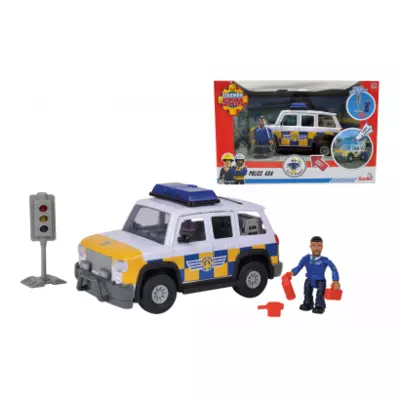 Simba Toys Sam, a tűzoltó - Rendőrségi 4x4 terepjáró figurával