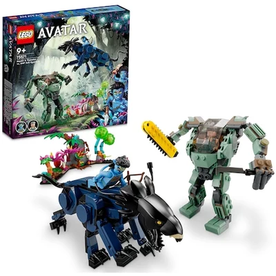 LEGO Coconut 2022 75571 Neytiri és Thanator az AMP Suit-os Quaritch ellen