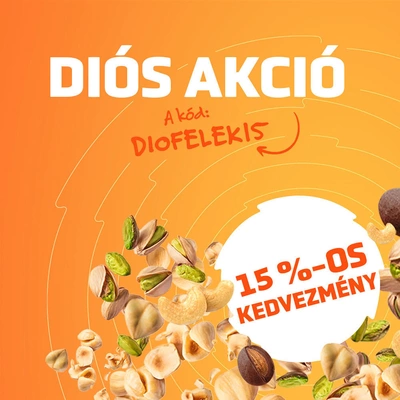 Diós akció (15% kedvezmény)