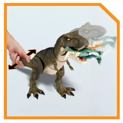 Jurassic World 3 kolosszális T-rex