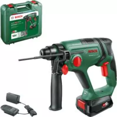 Bosch UniversalHammer Akkumulátoros fúrókalapács, 18V, akkuval és töltővel (1x2, 5Ah) kofferben (06039D6002)