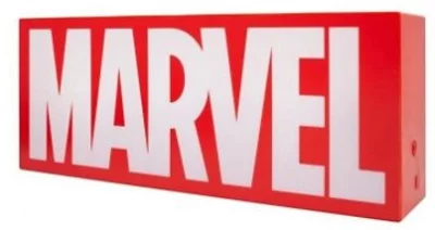 Marvel - Logo dekoratív lámpa díszvilágítás