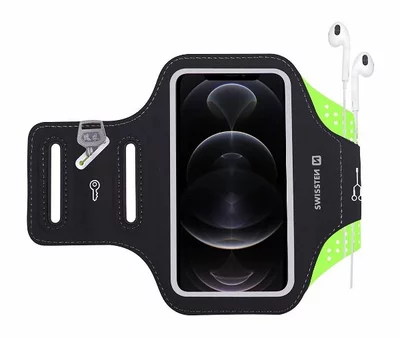 Swissten Armband 7" fekete tok mobiltelefon