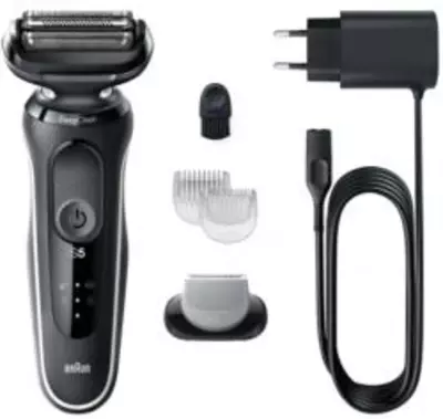 Braun 51-W1600S WetandDry Borotva Fekete-szürke (10AS470134)