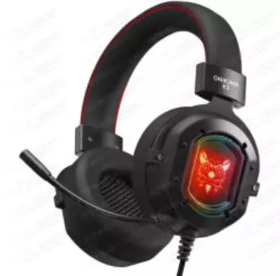 Onikuma K3 RGB Gaming fejhallgató, Fekete
