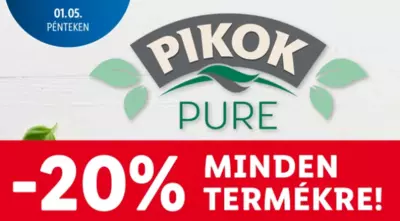 20% kedvezmény Pikok pure termékekre