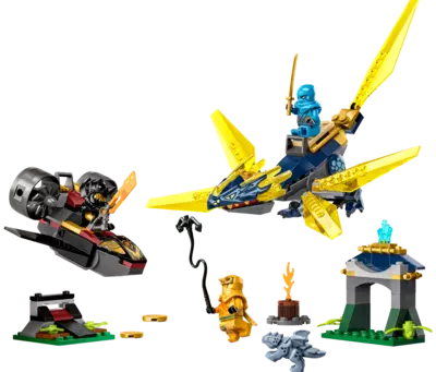 LEGO Nya és Arin csatája a kis sárkány ellen 71798