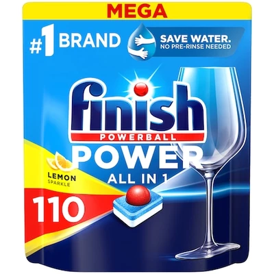 Finish Power All in 1 mosogatógép-tabletta, Lemon, 110 db