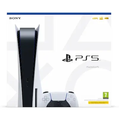 Sony PlayStation®5 Játékkonzol, Fehér/Fekete