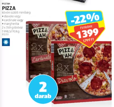 Pizz'ah Pizza, 2x350 g