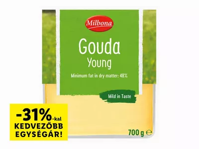 Milbona Gouda sajt, 700 g