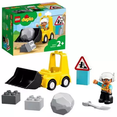 LEGO DUPLO® 10930 Buldózer + ajándék 10980 DUPLO építőlap 4000Ft értékben