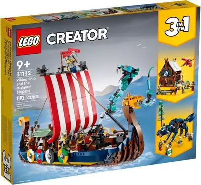 LEGO 31132 - Creator Viking hajó és a Midgard kígyó