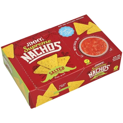 Jimmy's sós nachos 110g + salsa szósz 90g