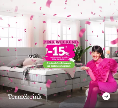Pink hétvége - 15% kedvezmény a nem akciósokra