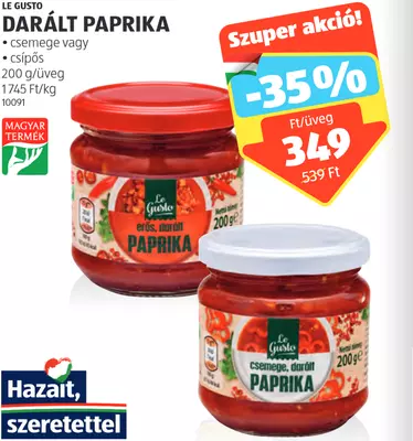 LE GUSTO - darált paprika, 200g