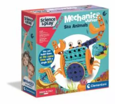 Clementoni Tudomány és Játék Mechanikai laboratórium Junior Tengeri állatok