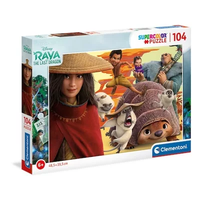 Clementoni SuperColor puzzle, Raya és az utolsó sárkány, 104 db