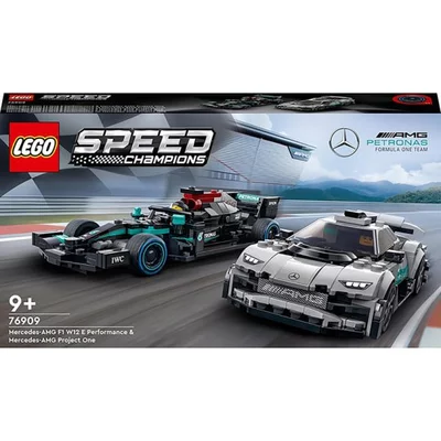 LEGO Speed Champions 76909 Mercedes-AMG F1 W12 E Performance & Merc