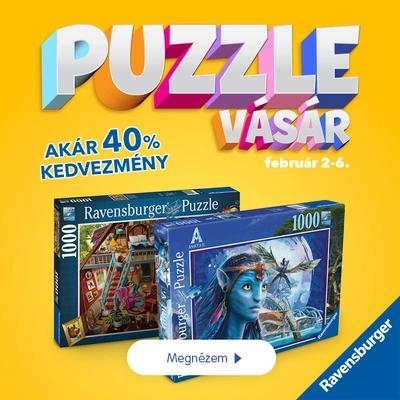Puzzle vásár (akár 40% kedvezmény)