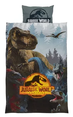 Ágyneműhuzat JURASSIC WORLD 140x200