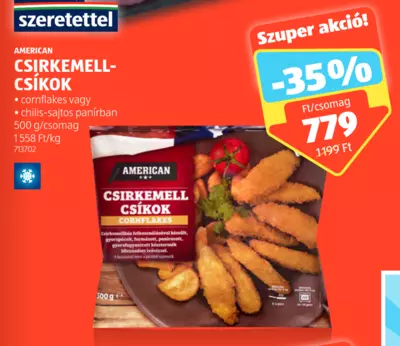 American Csirkemell-csíkok, 500 g