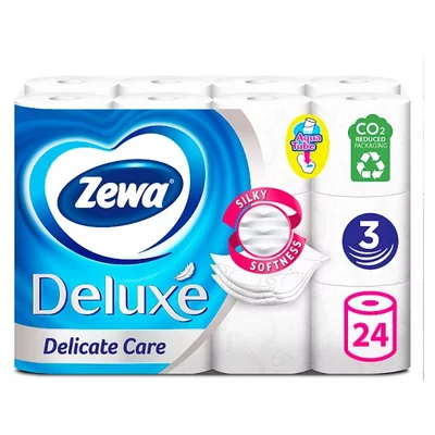Zewa Deluxe Delicate Care 3 rétegű toalettpapír 24 tekercs