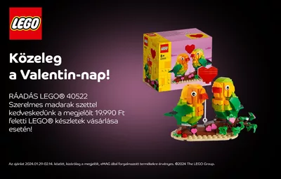 Ajándék LEGO 40522 a megjelölt 19 990 Ft feletti LEGOk mellé
