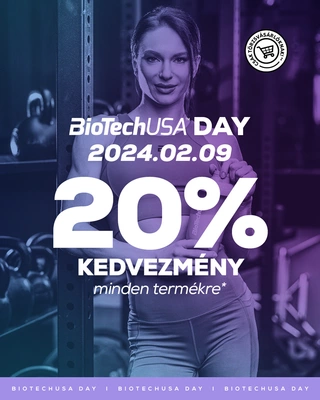 BioTechUSA Day 20% kedvezmény