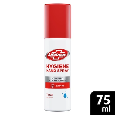 Lifebuoy Total higiénikus kéz spray antibakteriális összetevőkkel, 75 ml