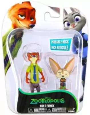 Tomy Zootropolis: Állati nagy balhé figurák - Nick Finnick (L70001)
