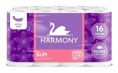 HARMONY Soft Flora (16 db) WC papír