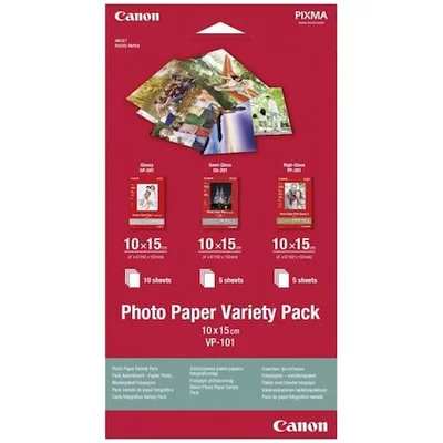 Fotópapír Canon VP-101S Variety Pack, 10 x 15 cm
